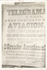 1. Anuncio en el Diario yucateco del gran concusro de aviaci